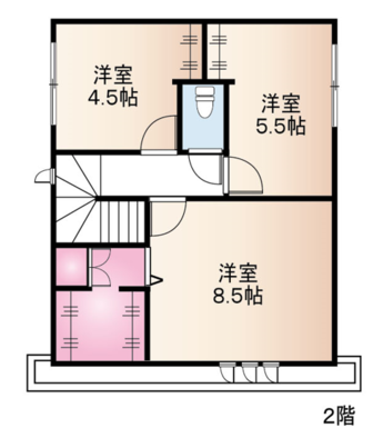 2F間取図