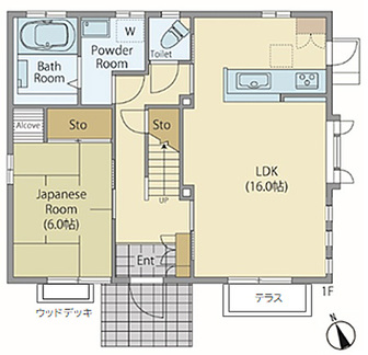 1F　間取り