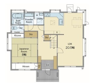 1F　間取り
