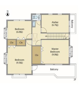 2F　間取り