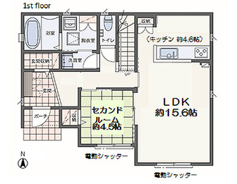 1F　間取図