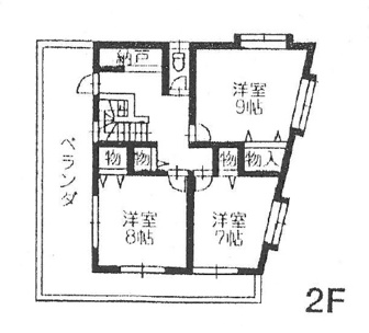 2F　間取図