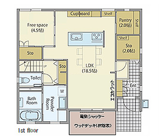 1F　間取り