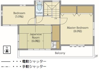 2階間取図