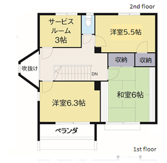 2F　間取り