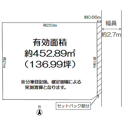 清原東小学校まで約850ｍの好立地！