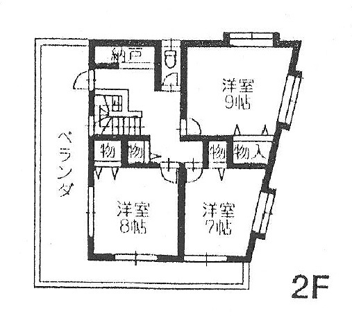 2F　間取図