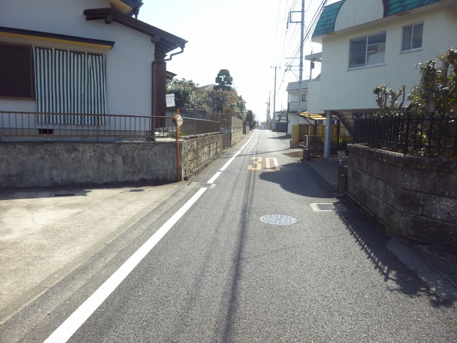 前面道路　