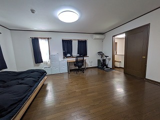 15帖の主寝室(WIC付き)