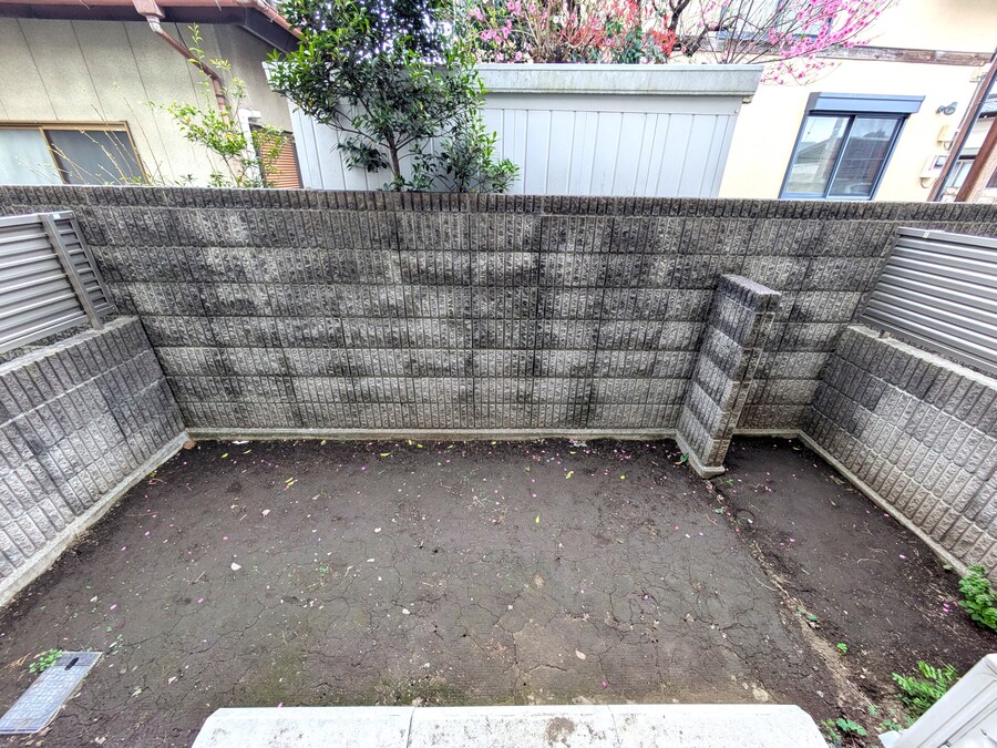 一戸建て感覚の専用庭