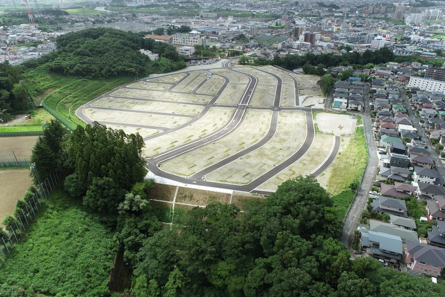 全211区画の大規模分譲地が、市名坂商業タウン近郊に誕生しました