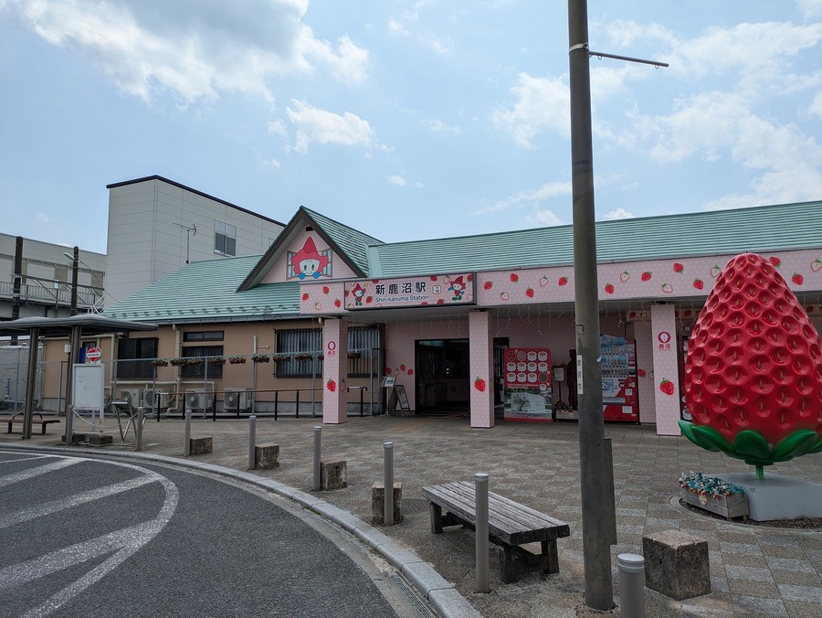 東武日光線新鹿沼駅　約500ｍ