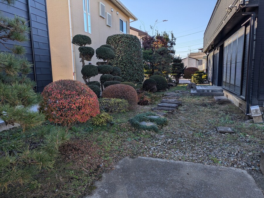 綺麗に整備されたお庭です