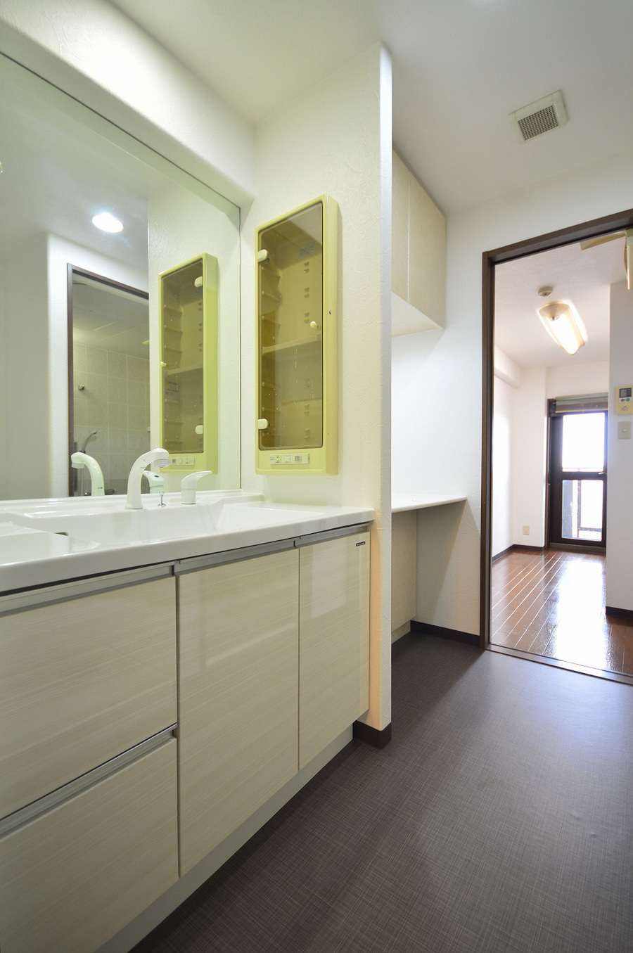 洗面台もリフォームしました