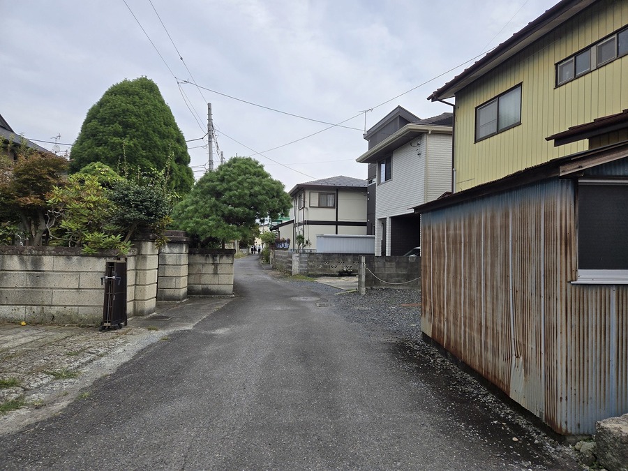 北側道路　東側