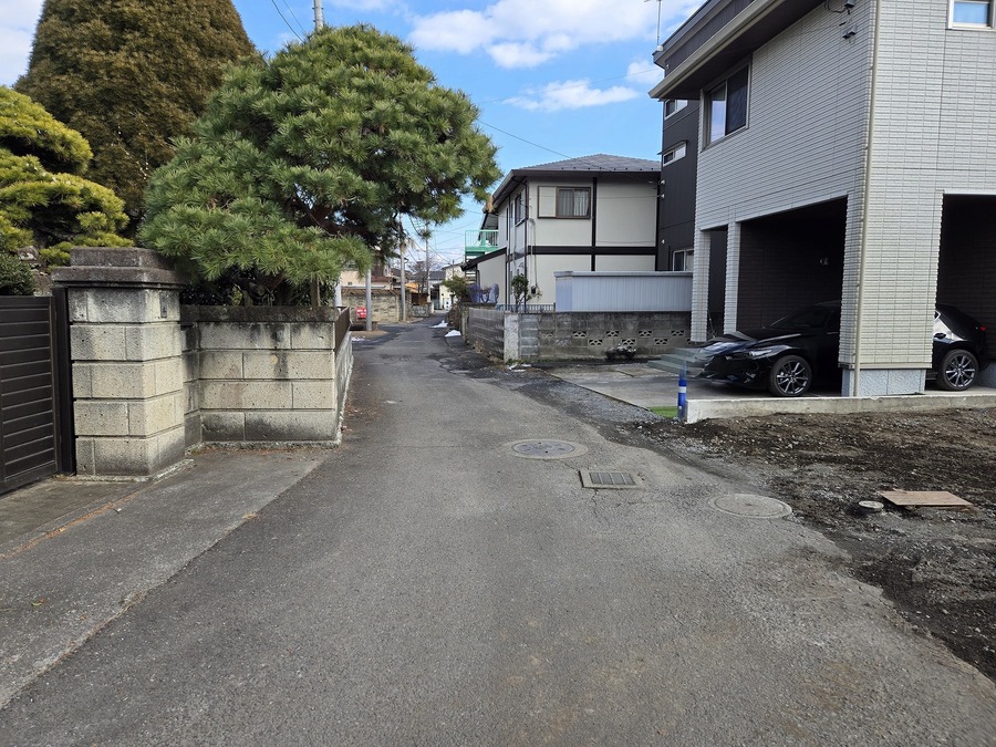 北側道路　東側