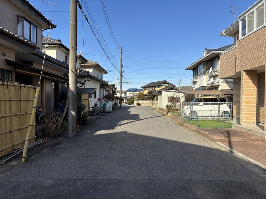 前面道路（宇都宮市所有の公道です）