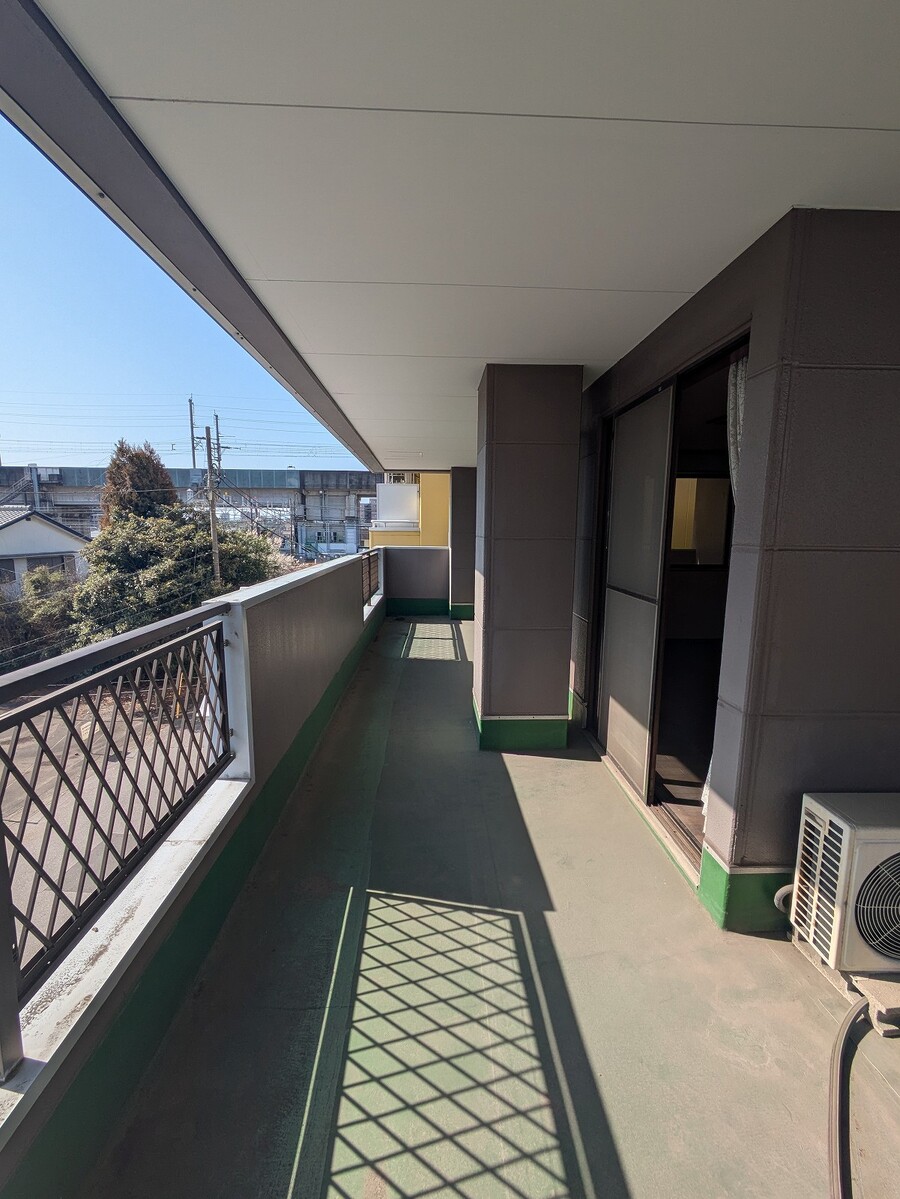 広々とした2Fバルコニー