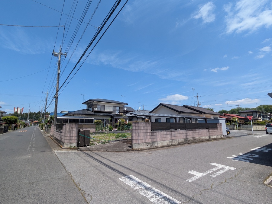 南西角地で日照良好