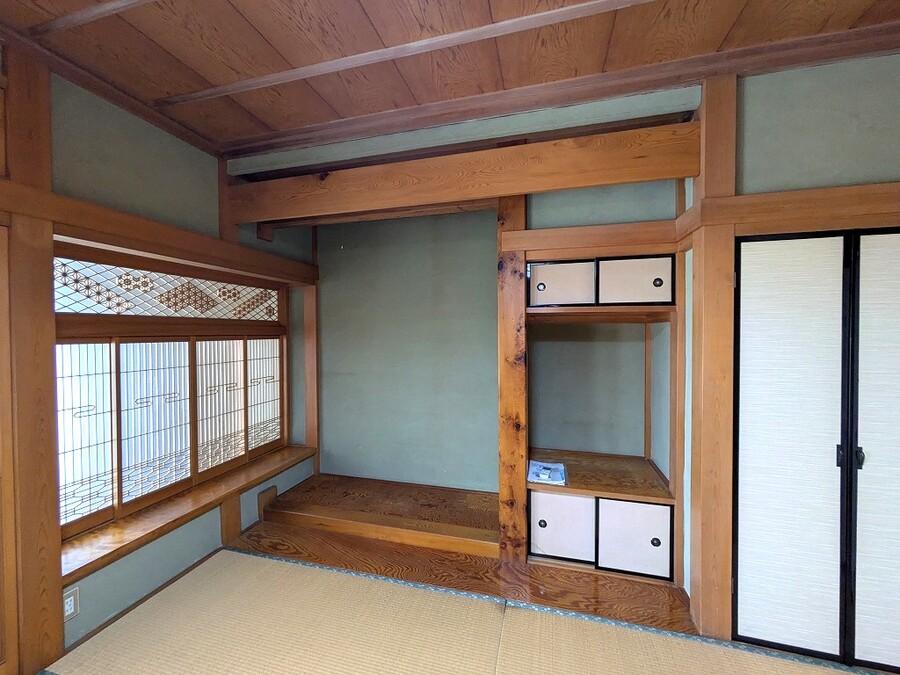 県産材を使った床の間