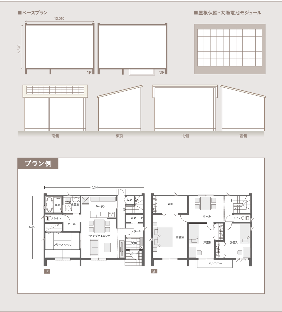 見取り図、プラン例