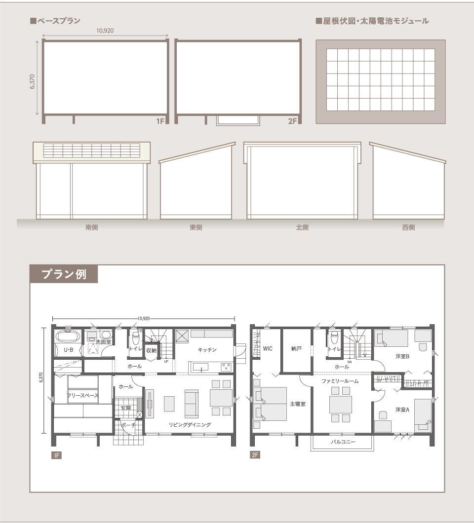 見取り図、プラン例