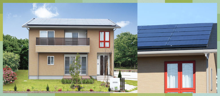 トヨタウッドユーホームの太陽光圧電システム